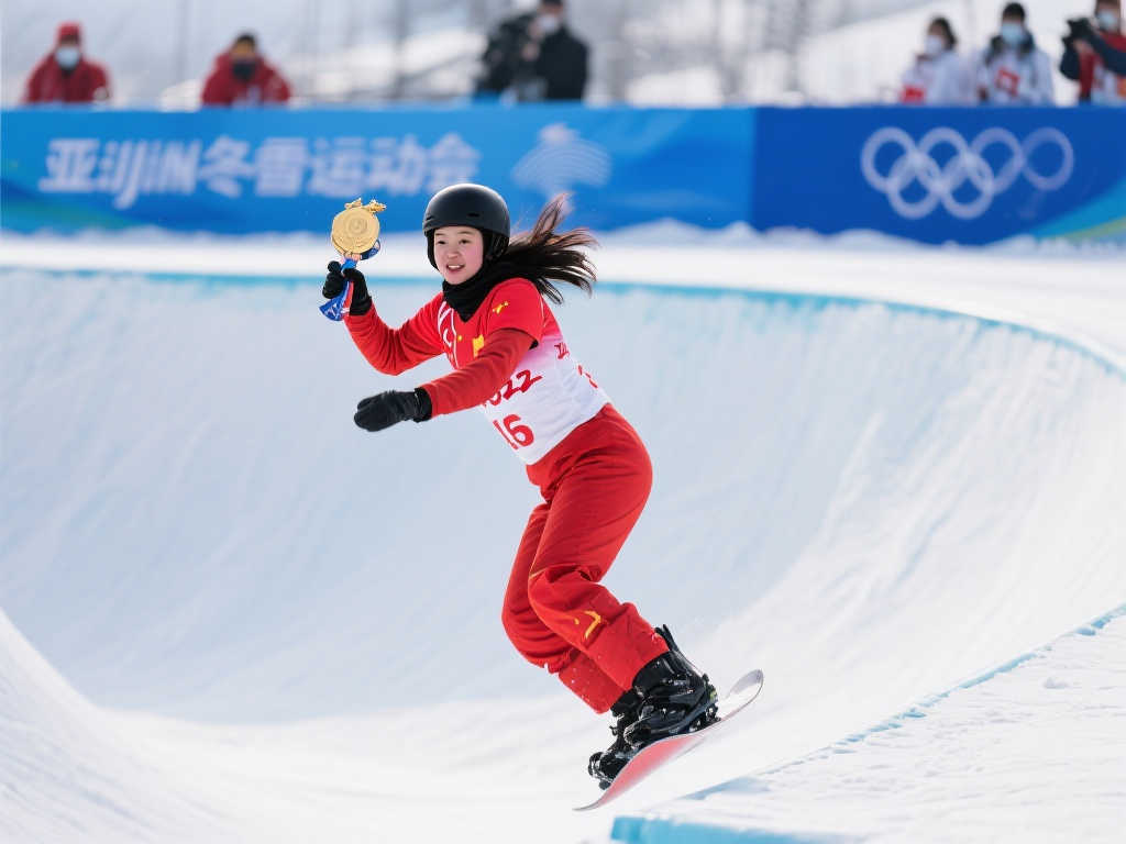 李方慧勇夺亚冬会中国首金 女子U型场地三重保障 李方慧勇夺亚冬会中国首金 女子U型场地三重保障